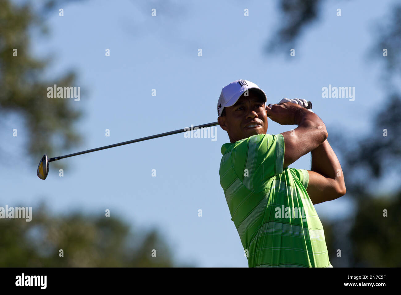 Tiger Woods auf der 2010-AT&T-nationaler Wettbewerb Stockfoto