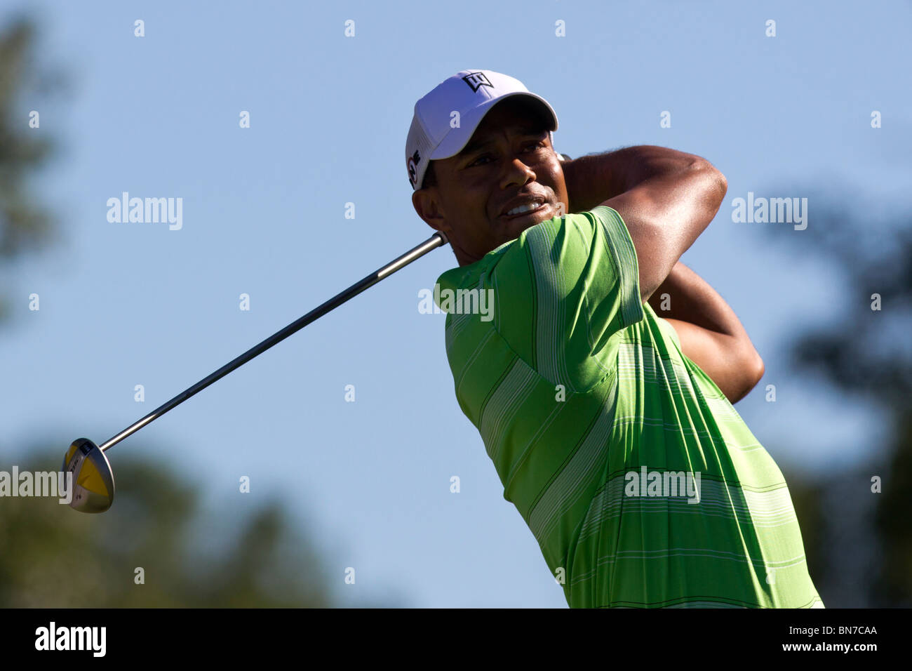 Tiger Woods auf der 2010-AT&T-nationaler Wettbewerb Stockfoto