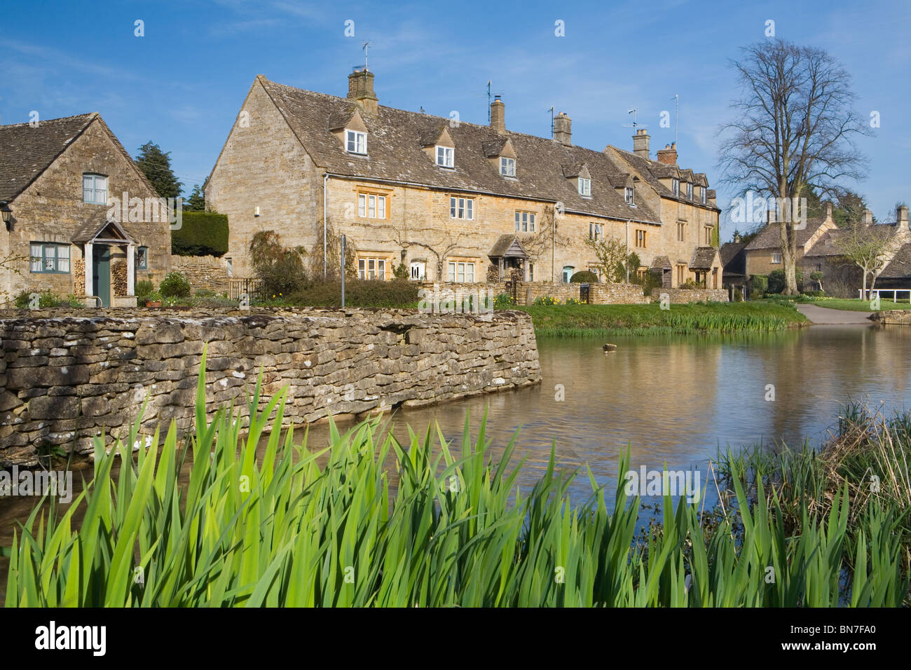 Senken Sie Schlachten, Cotswolds, Gloucestershire, England, Vereinigtes Königreich Stockfoto