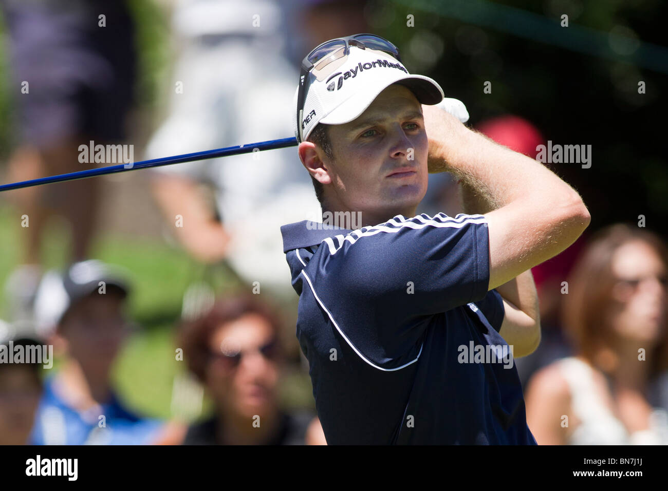Justin Rose (GER) auf die 2010-AT&T-nationaler Wettbewerb Stockfoto