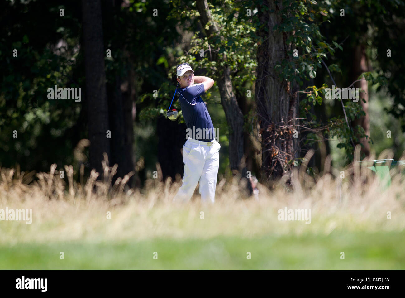 Justin Rose (GER) auf die 2010-AT&T-nationaler Wettbewerb Stockfoto