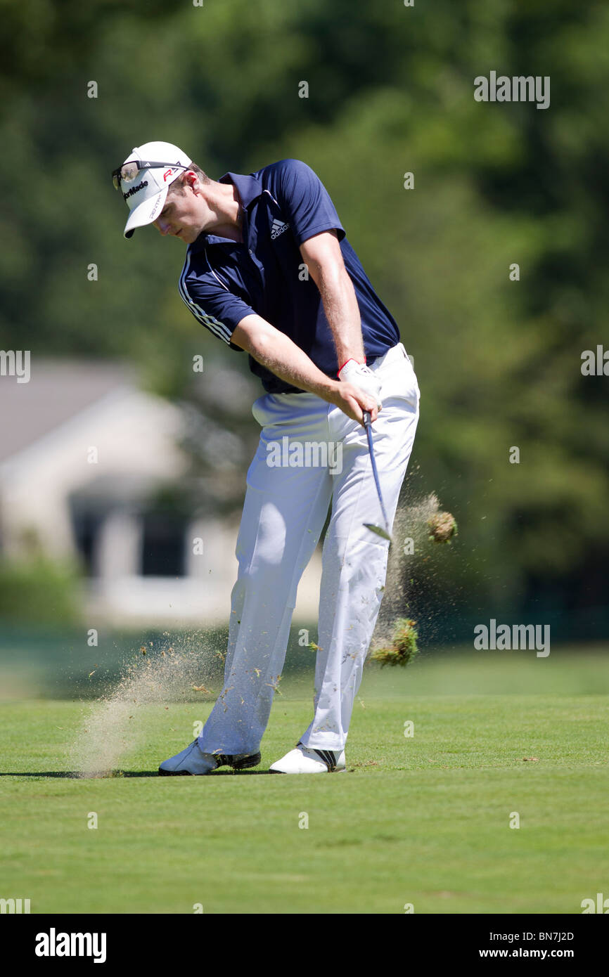 Justin Rose (GER) auf die 2010-AT&T-nationaler Wettbewerb Stockfoto
