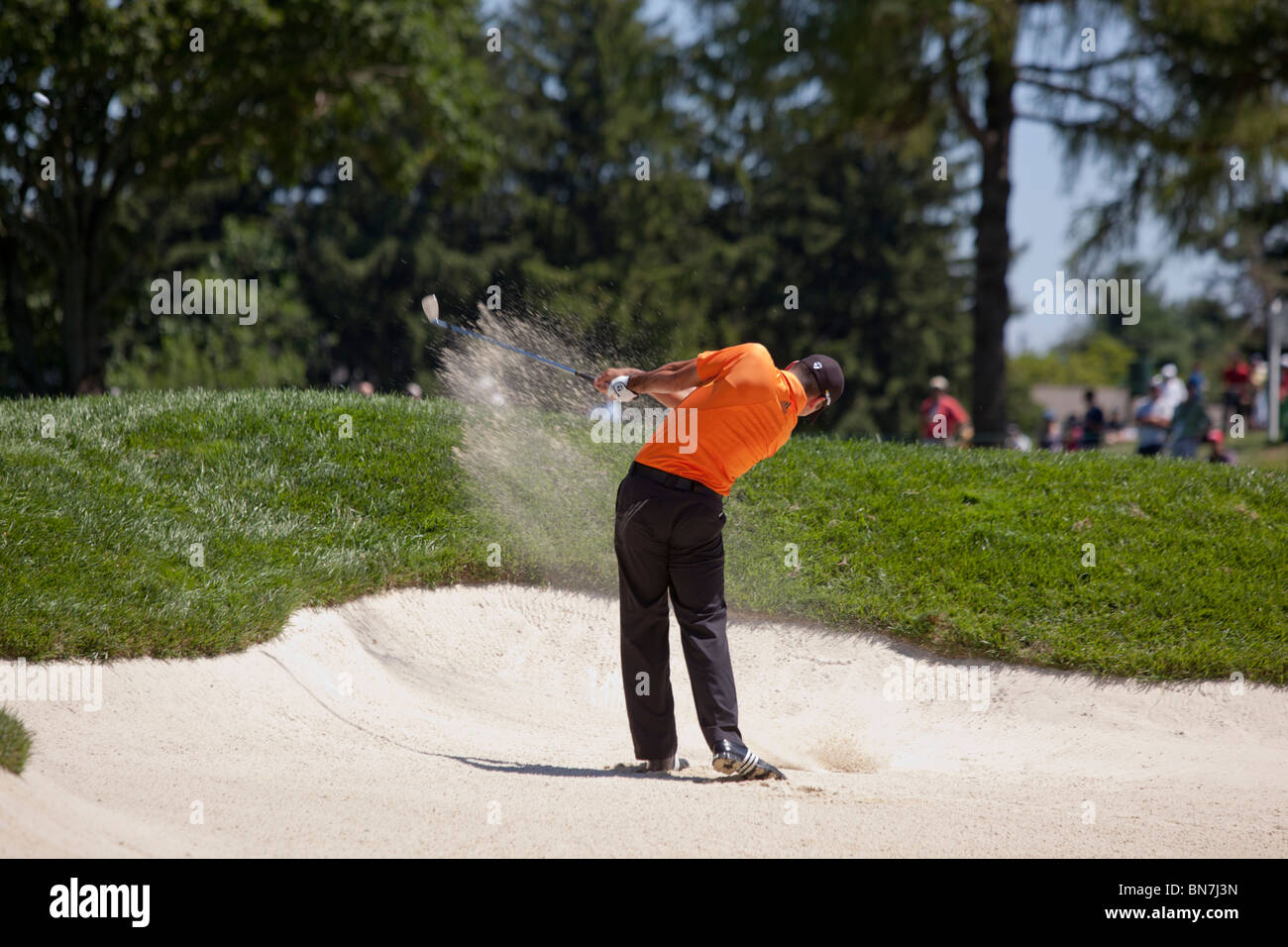 Jason Day auf die 2010-AT&T-nationaler Wettbewerb Stockfoto