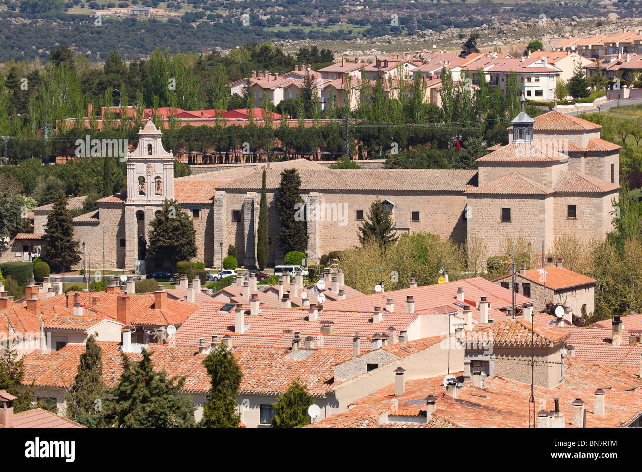 Avila, Provinz Ávila, Spanien. 15. Jahrhundert Kloster Encarnación, wo St. Teresa seit mehreren Jahrzehnten lebte. Stockfoto