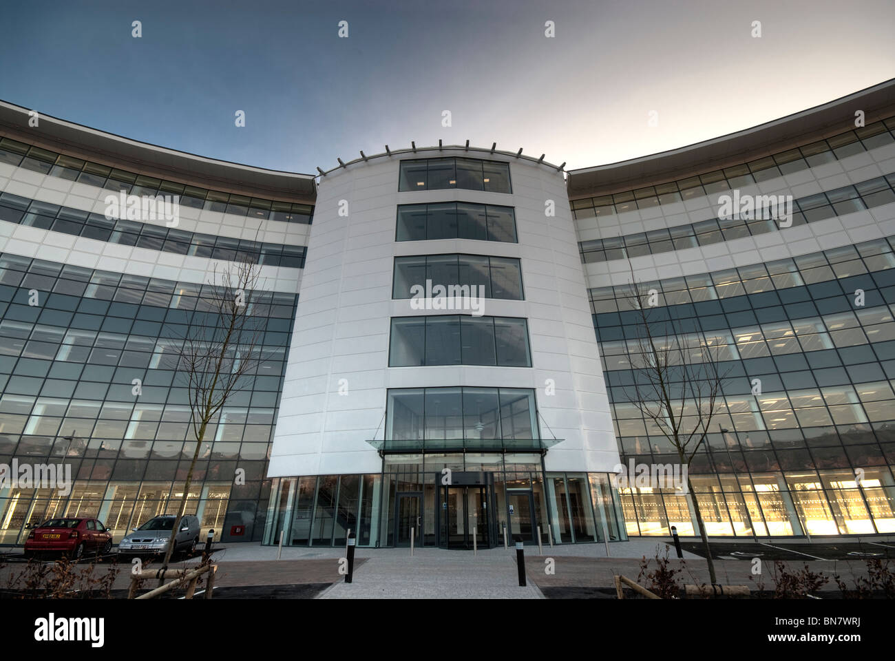 Außenbereich von Ray Marine Bürogebäude am Cosham, Portsmouth Stockfoto