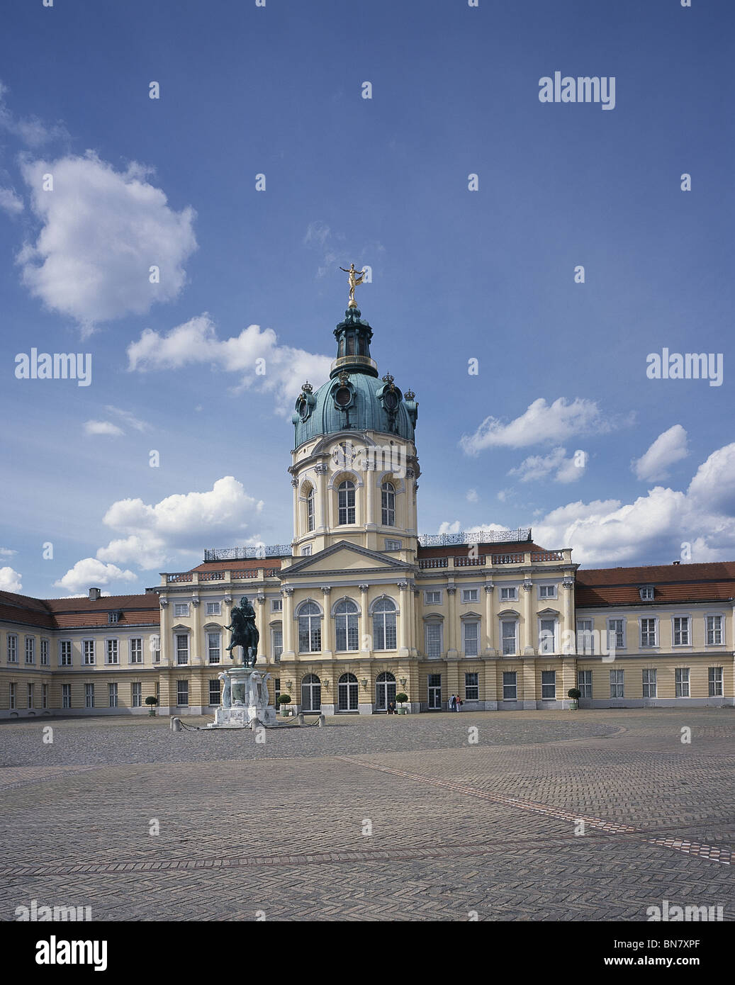 Schloss Charlottenburg Berlin erbaut 1695-1699 erweiterte ich für Friedrich von Johann Eosander von Goethe. Stockfoto
