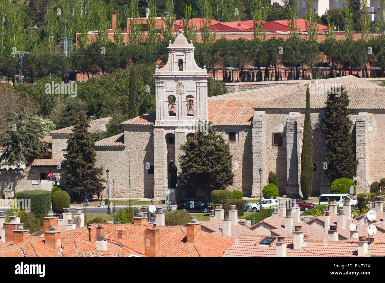 Avila, Provinz Ávila, Spanien. 15. Jahrhundert Kloster Encarnación, wo St. Teresa seit mehreren Jahrzehnten lebte. Stockfoto