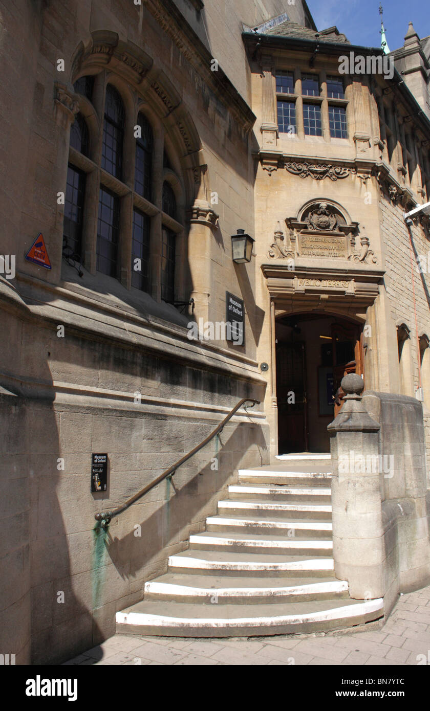 Museum von Oxford aus St. Aldate-Straße Oxford Stockfoto