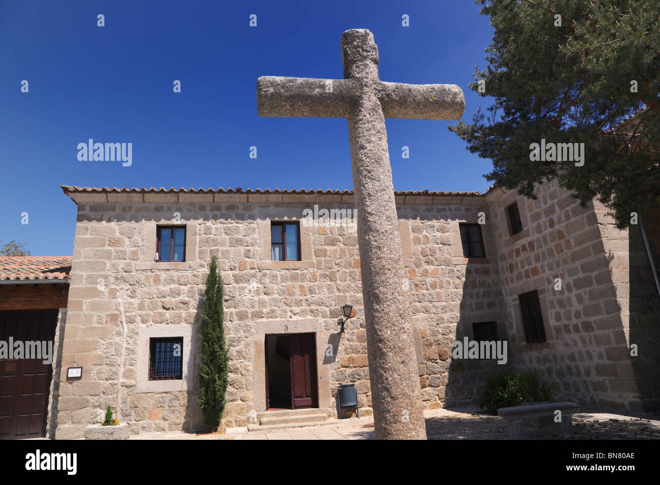 Avila, Provinz Ávila, Spanien. 15. Jahrhundert Kloster Encarnación, wo St. Teresa seit mehreren Jahrzehnten lebte. Stockfoto