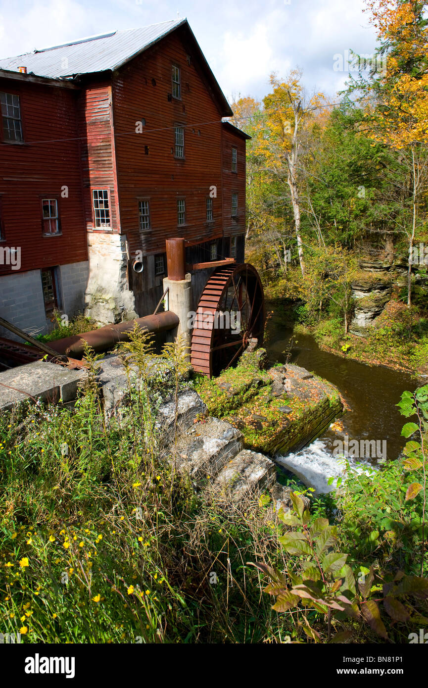 New Hope Mills New York Region der Finger Lakes Stockfoto