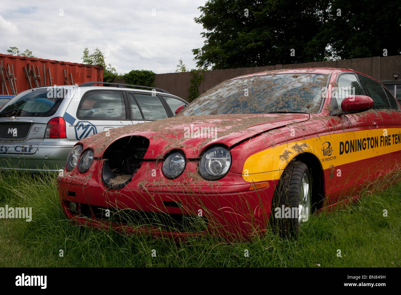 Donington Park Circuit, Heimat der britischen Motorrad Grand Prix, Castle Donington, Derby Stockfoto