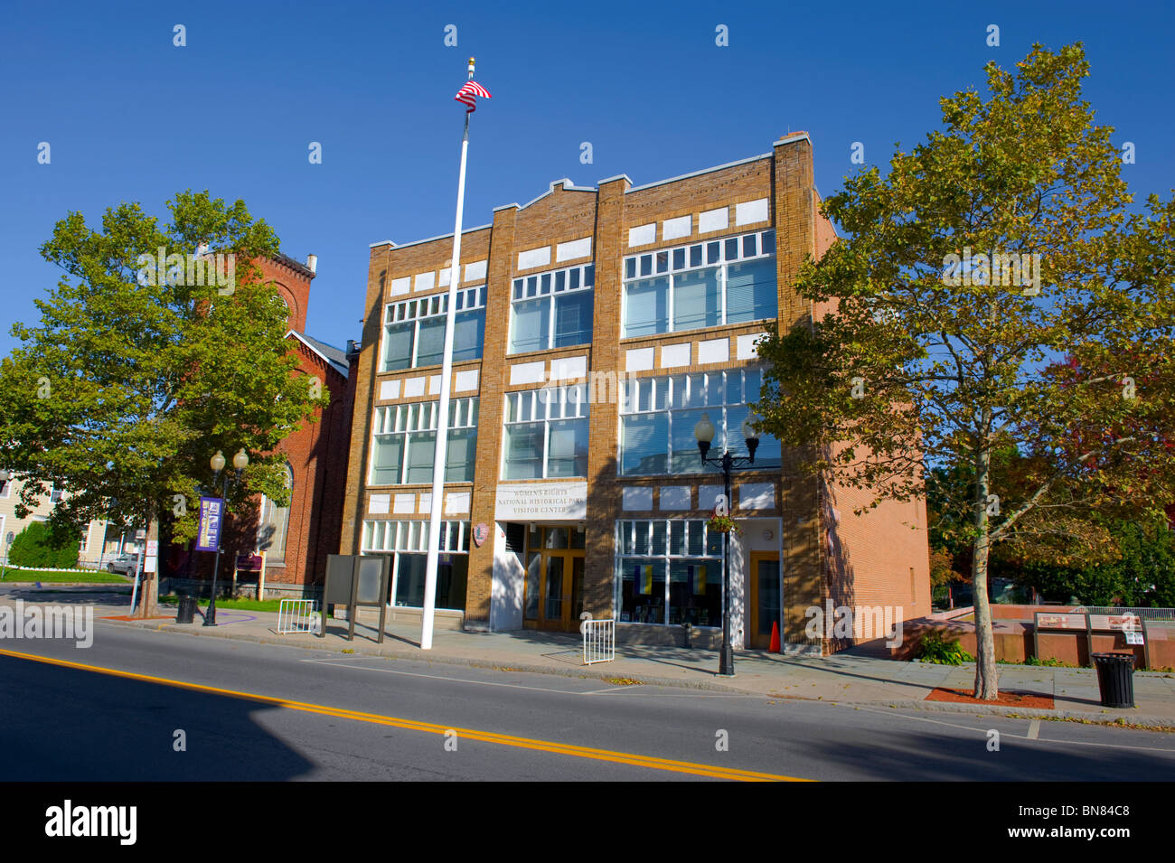 Die Rechte der Frauen National Historical Park Seneca Falls NewYork Stockfoto