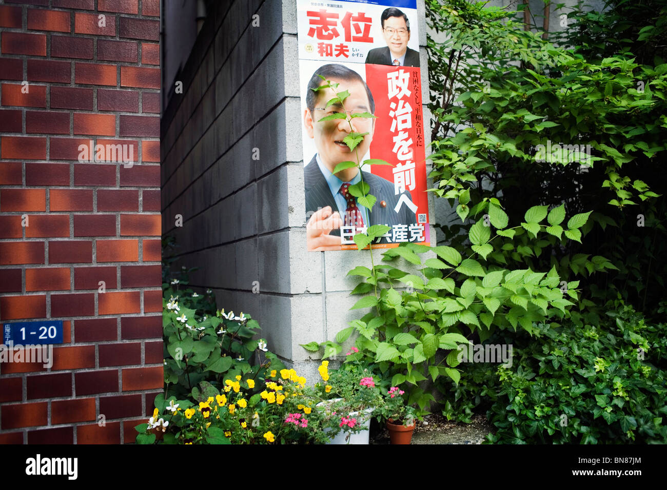 Kazuo Shii, Executive Ausschussvorsitzende, kommunistische Partei Japans Stockfoto
