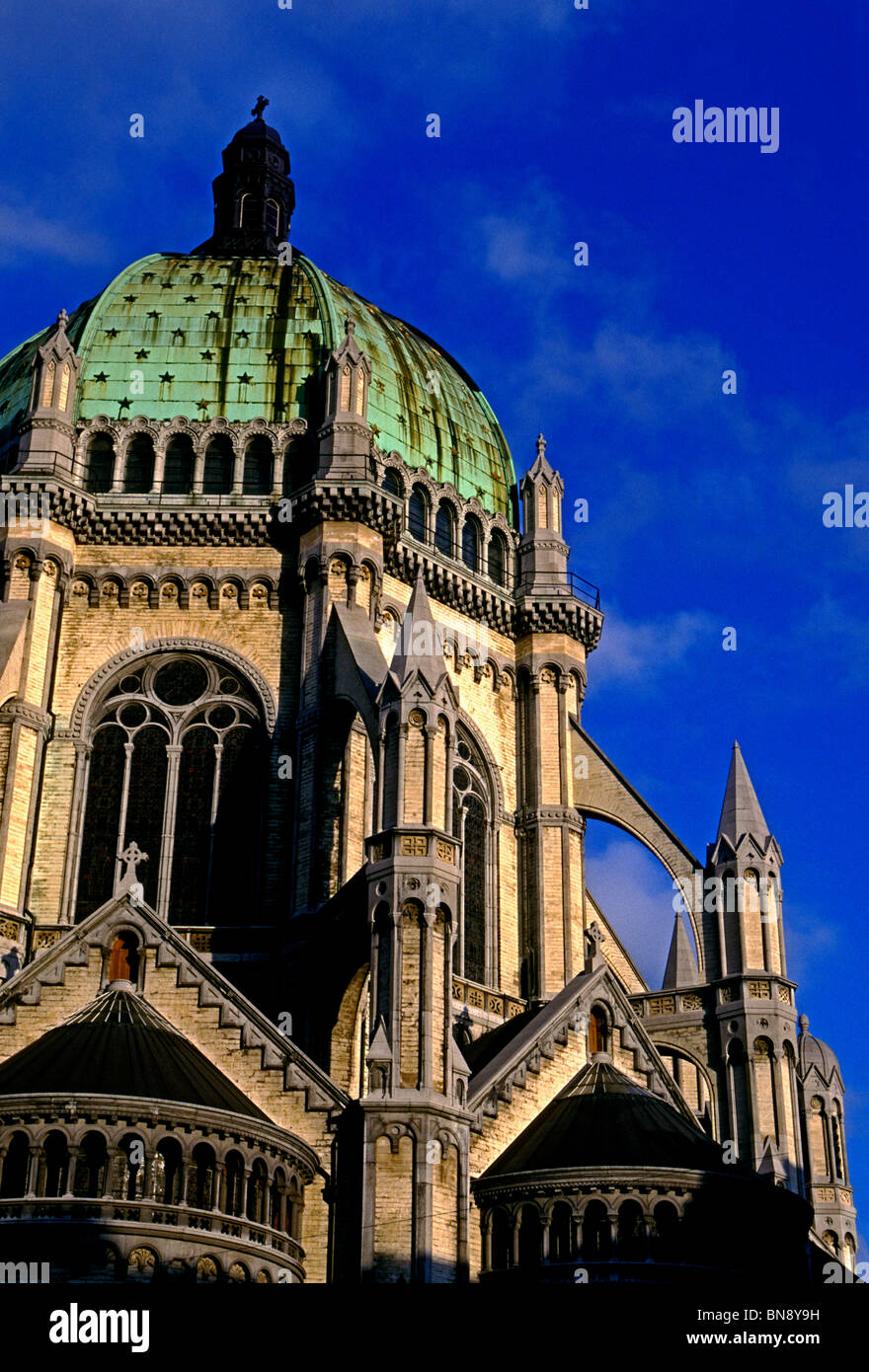 Kirche der Heiligen Maria, Kirche St. Maria, Place de la Reine, Ort der Anbetung, Haus der Anbetung, Brüssel, Region Brüssel-Hauptstadt, Belgien, Europa Stockfoto