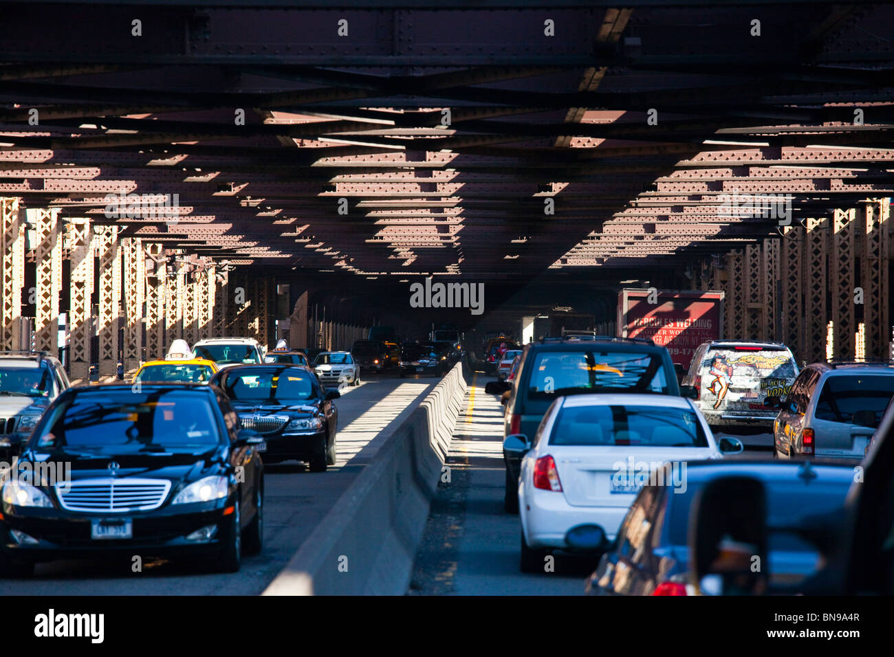 Triborough oder Robert F Kennedy-Brücke in New York City Stockfoto