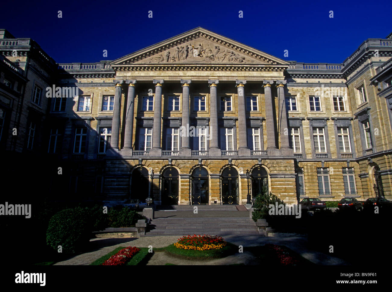 Palast der Nation, belgischen Parlament, Brüssel, Brüssel Capital Region Stockfoto