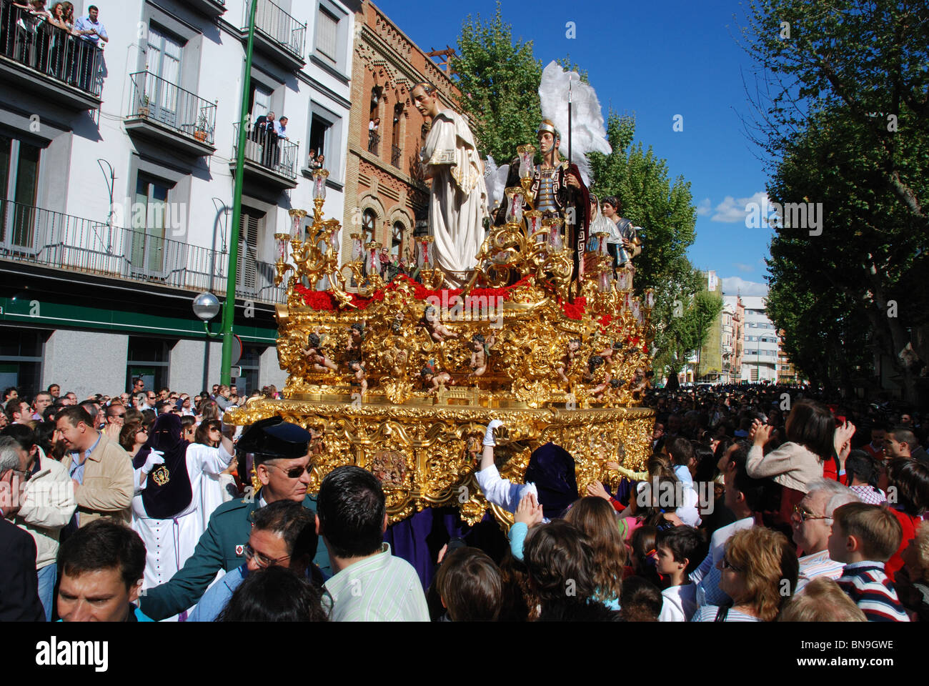 Santa Semana (Karwoche), Sevilla, Provinz Sevilla, Andalusien, Südspanien, Westeuropa. Stockfoto