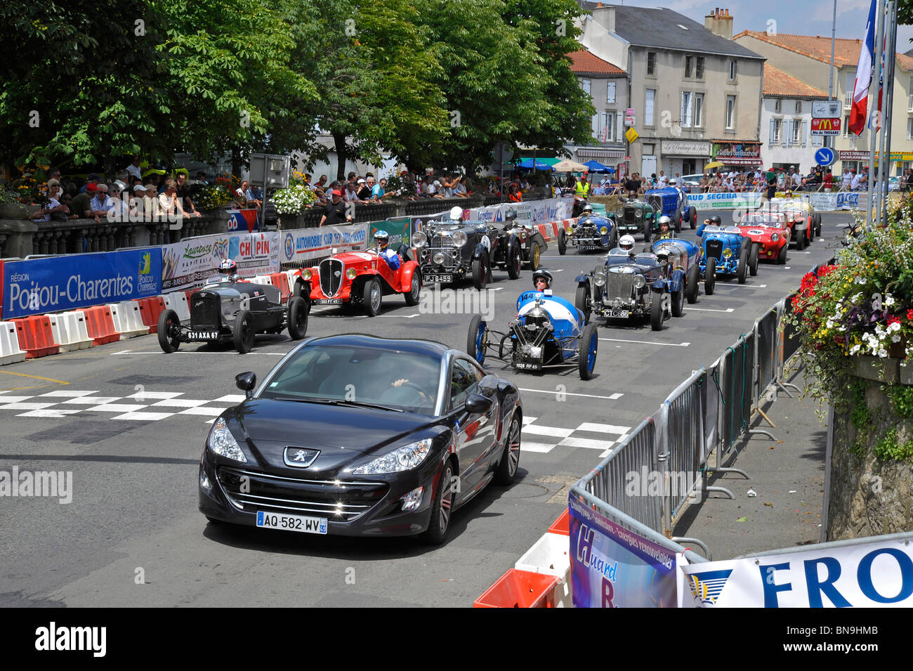Historischen grand Prix Bressuire Deux-Sèvres Frankreich Stockfoto