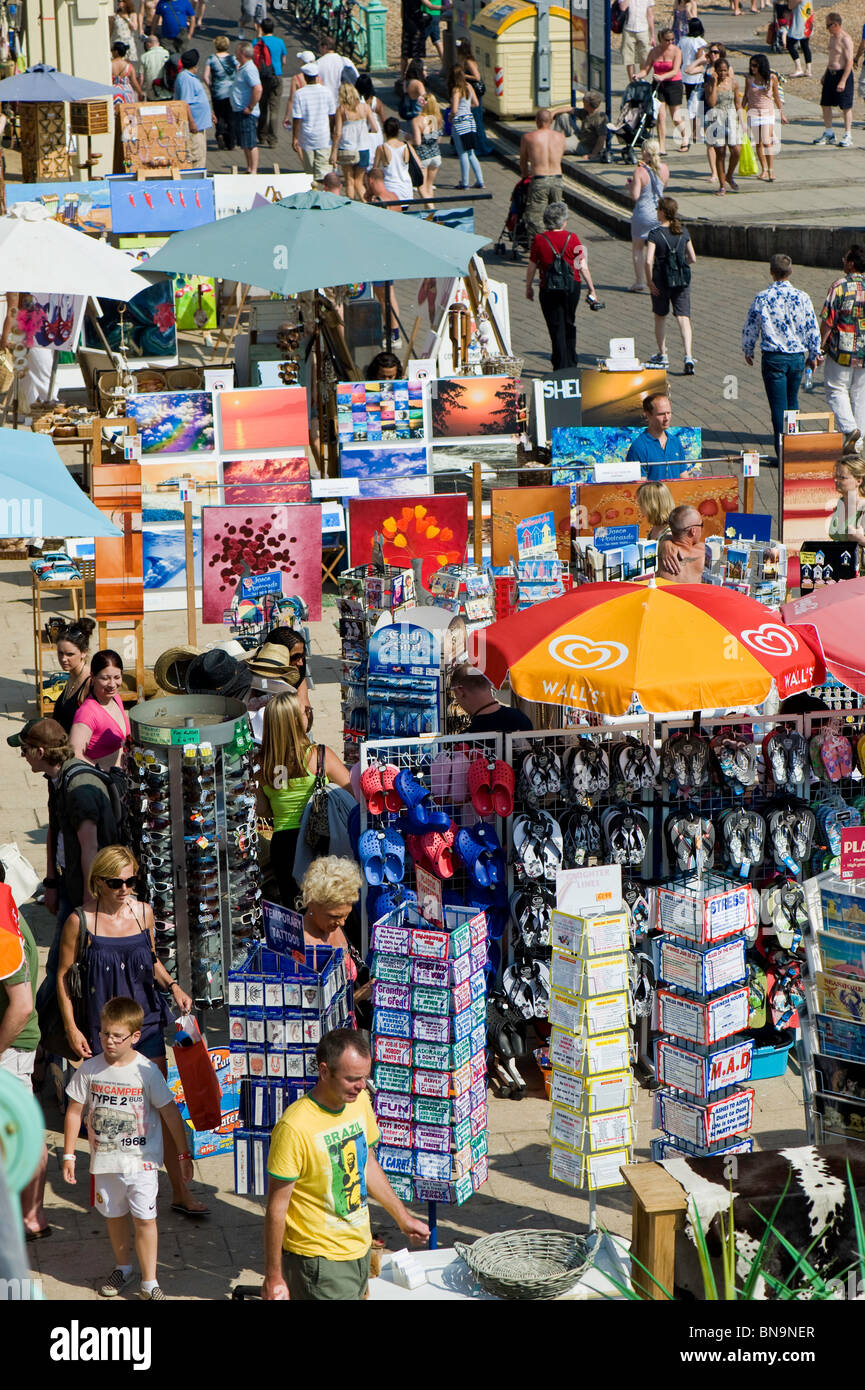 Souvenir-Shop an der Strandpromenade, Brighton, East Sussex, Großbritannien Stockfoto