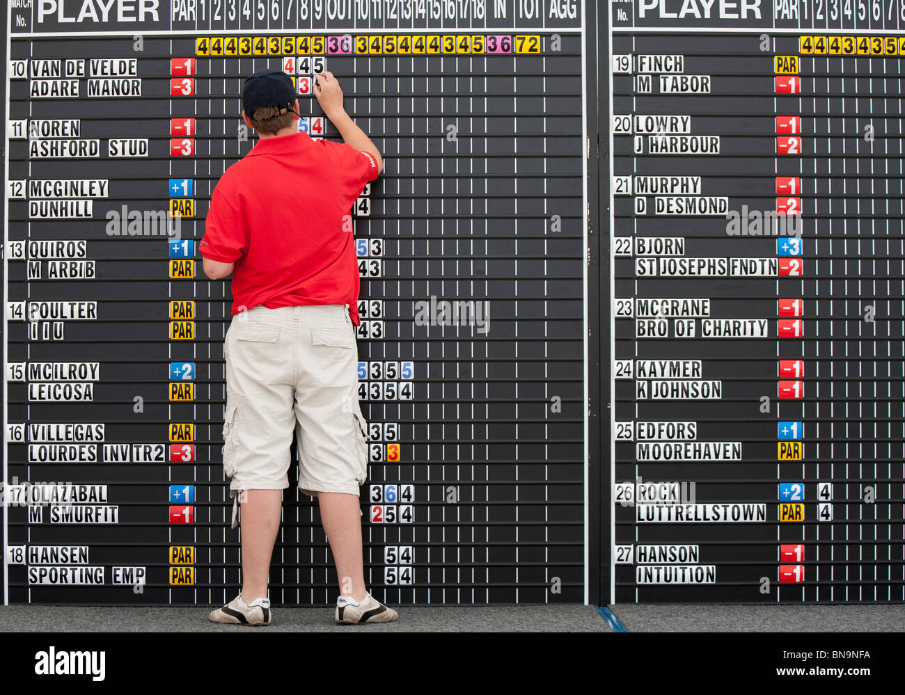 JP McManus pro-am-Golf-Turnier, Adare Manor Hotel, Irland 5. & 6. Juli 2010 Stockfoto