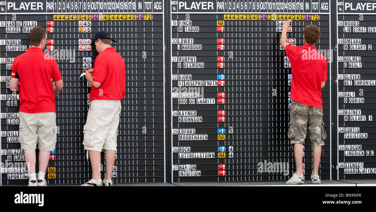 JP McManus pro-am-Golf-Turnier, Adare Manor Hotel, Irland 5. & 6. Juli 2010 Stockfoto