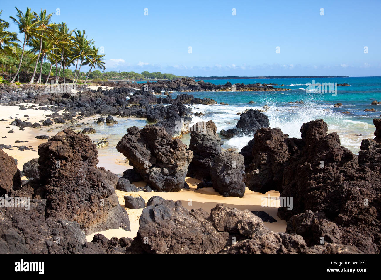 Wailea Strand in Wailea, Maui, Hawaii Stockfoto