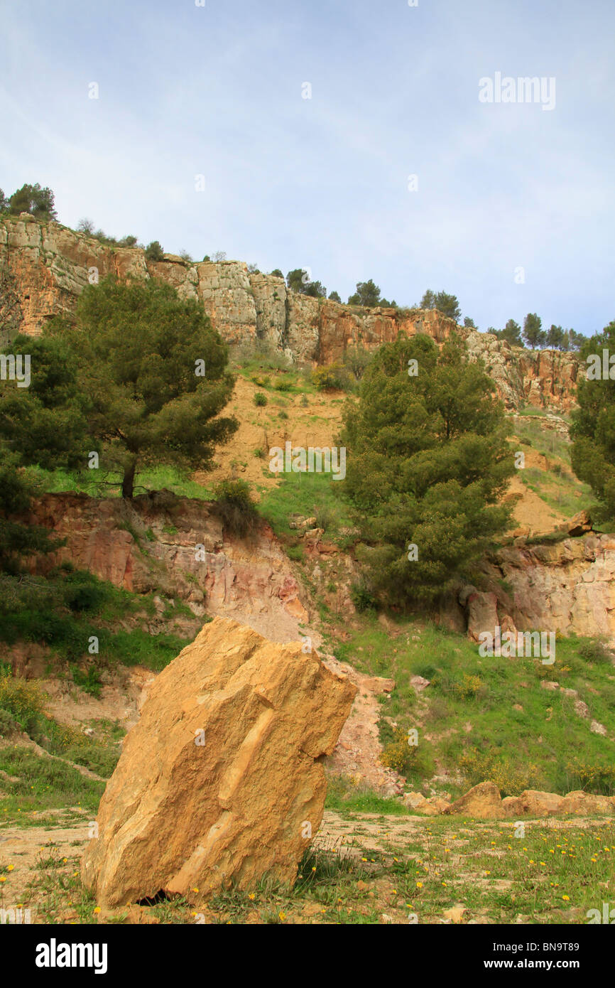 Israel, Ramim Klippe im oberen Galiläa Stockfoto