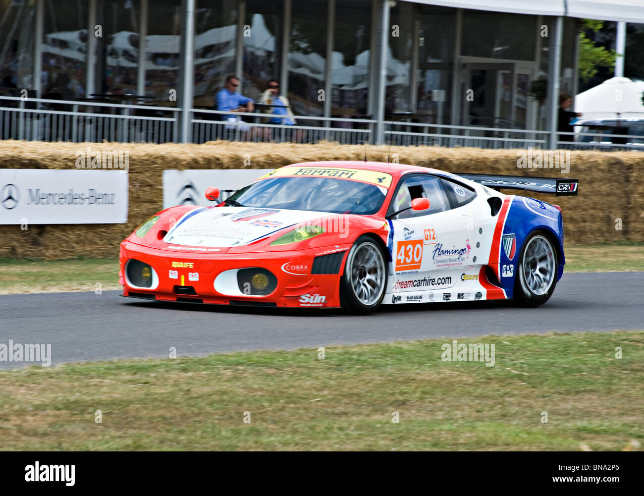 Ferrari 430 GT2 Rennsport Auto beim Goodwood Festival of Speed West Sussex England Vereinigtes Königreich UK Stockfoto