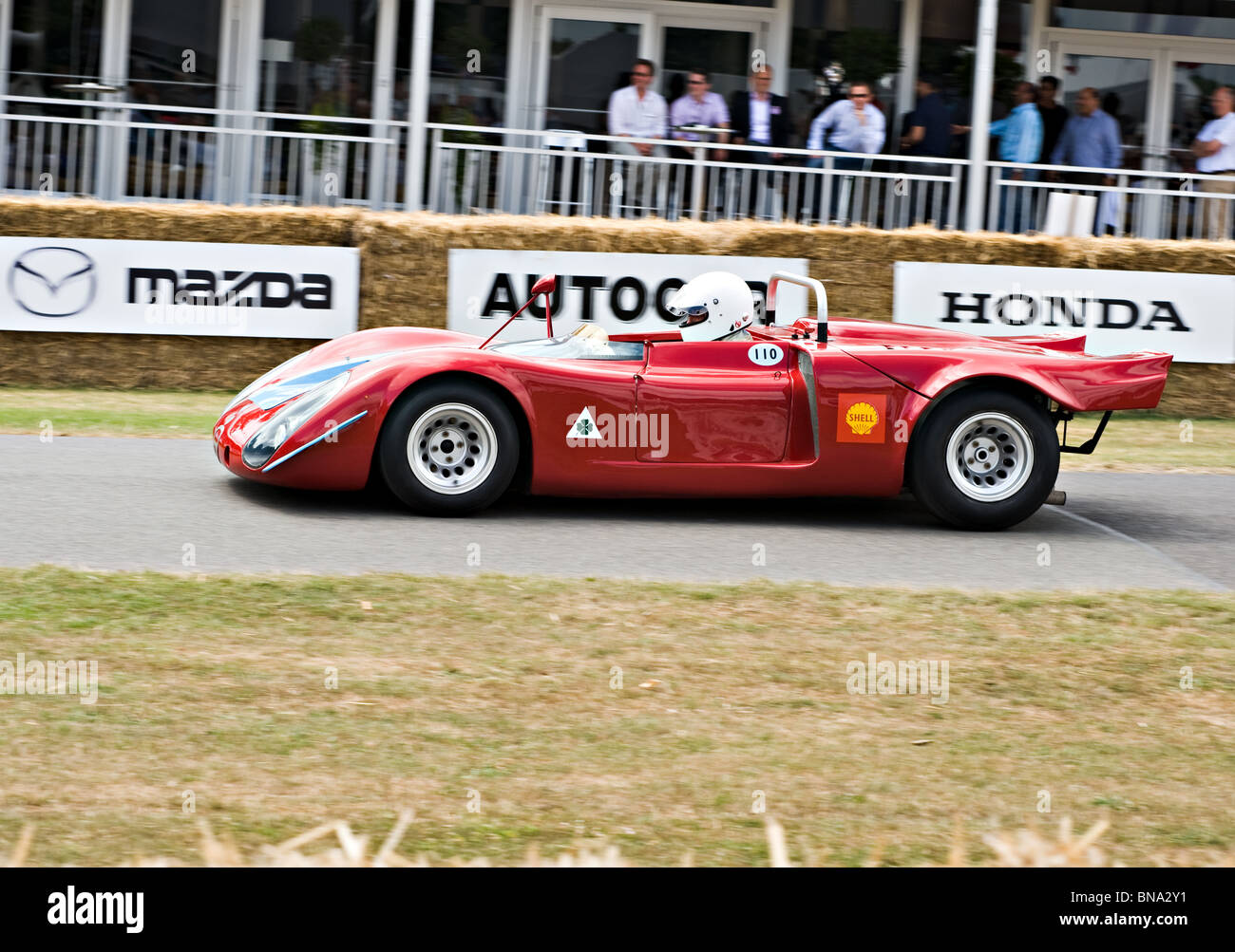 Alfa Romeo Tipo 33 Sport Rennwagen beim Goodwood Festival of Speed West Sussex England Vereinigtes Königreich UK Stockfoto