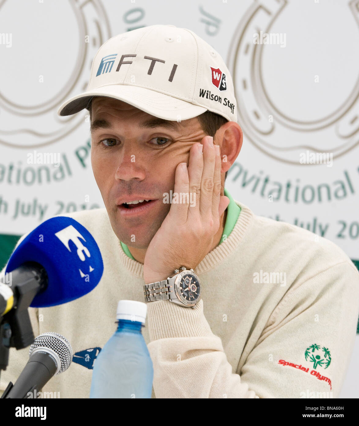 Padraig Harrington JP McManus Pro-Am Golf Turnier Adare Irland Juli 2010 Stockfoto