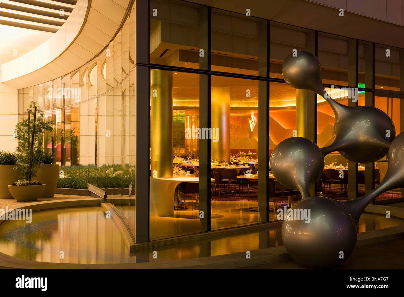 Silk Road Restaurant im Vdara, City Center, Las Vegas, Nevada. Stockfoto