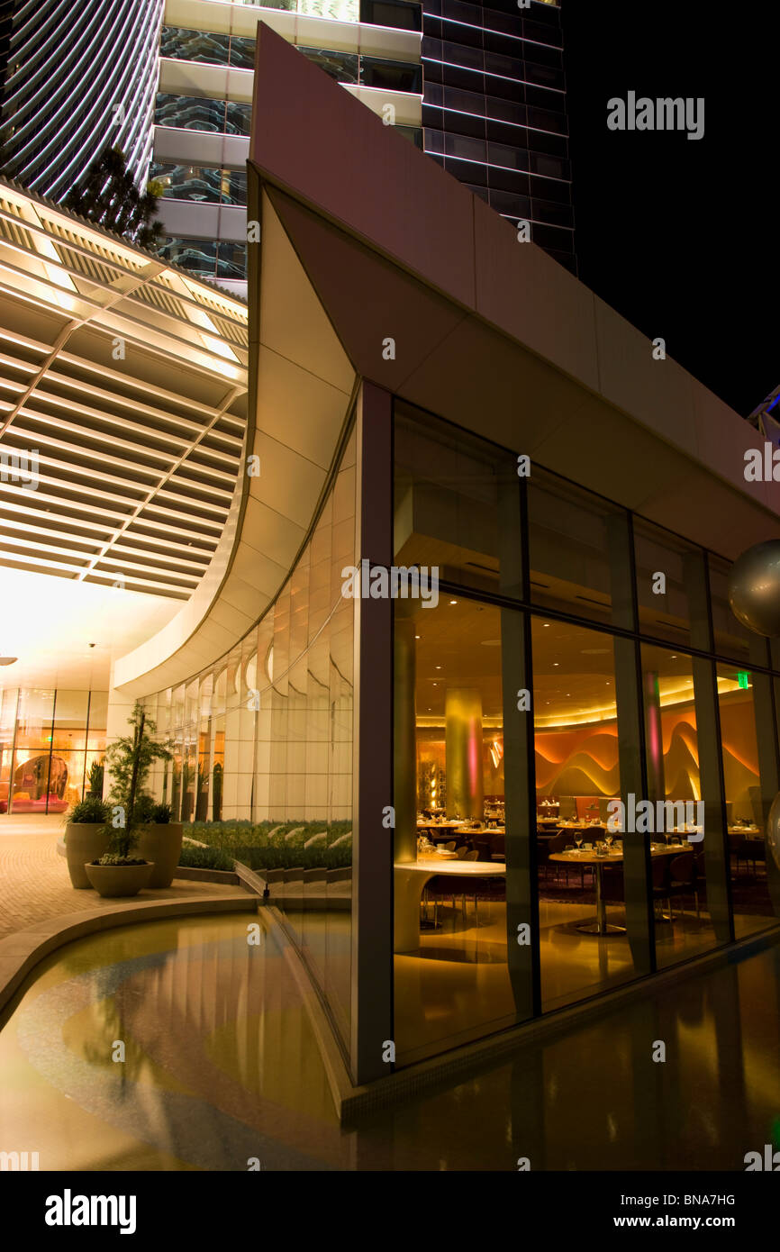 Silk Road Restaurant im Vdara, City Center, Las Vegas, Nevada. Stockfoto