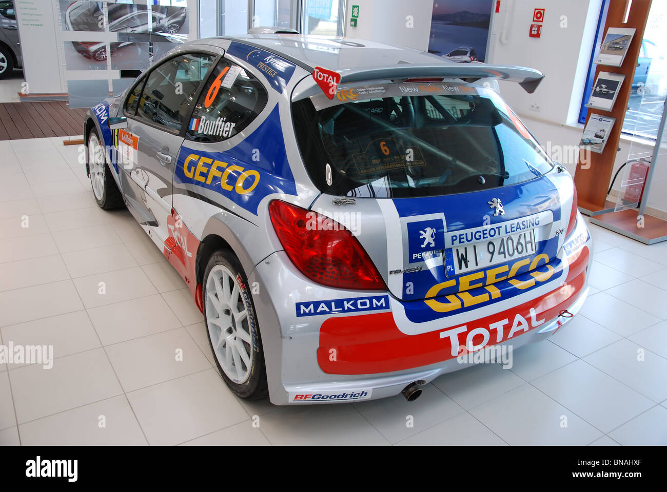 Peugeot 207 S2000 - Bryan Bouffier Rallyeauto - außen Stockfoto