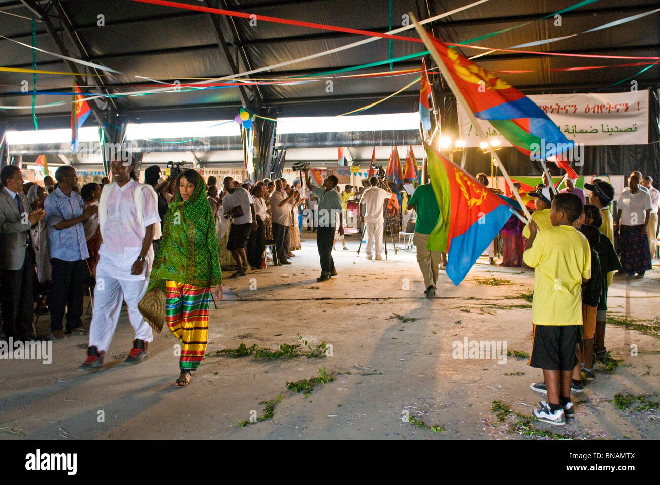 Festival das eritreische Volk in Italien, Cinisello Balsamo, Provinz Mailand, 10.07.2010 Stockfoto