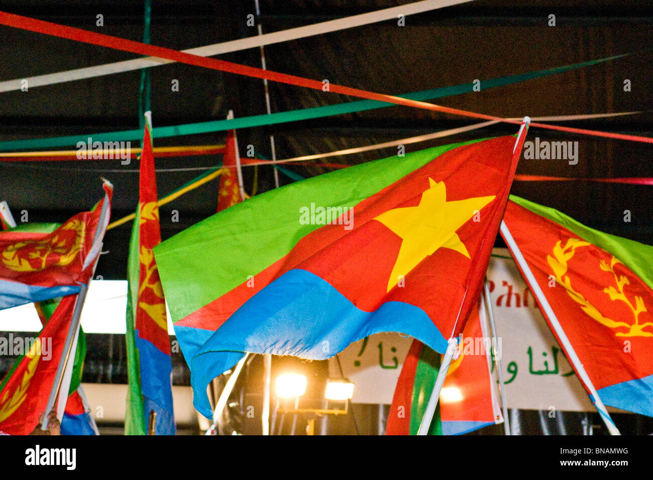 Festival das eritreische Volk in Italien, Cinisello Balsamo, Provinz Mailand, 10.07.2010 Stockfoto