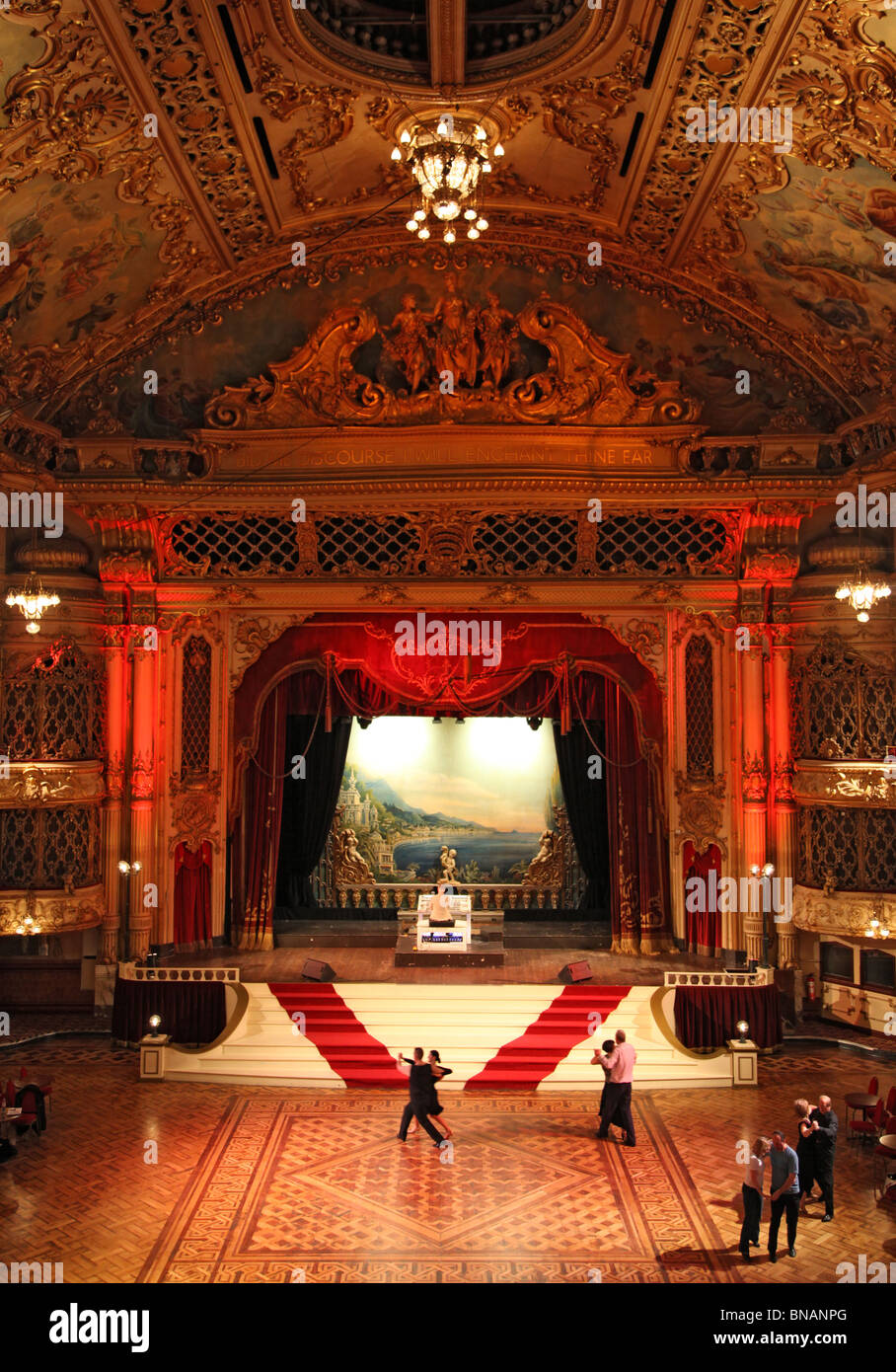 Gesellschaftstanz in Blackpool Stockfoto