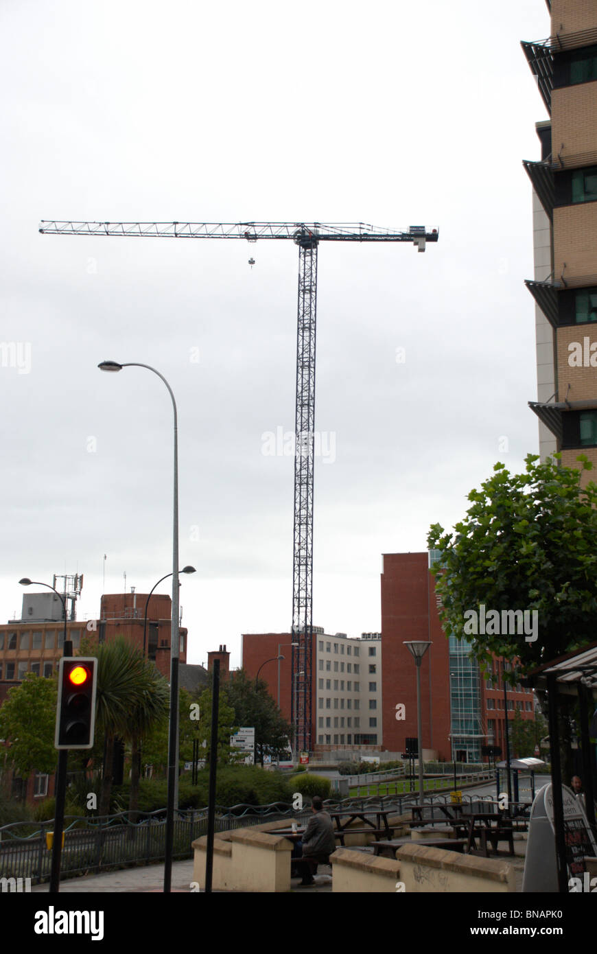 Bauarbeiten in Sheffield. Stockfoto