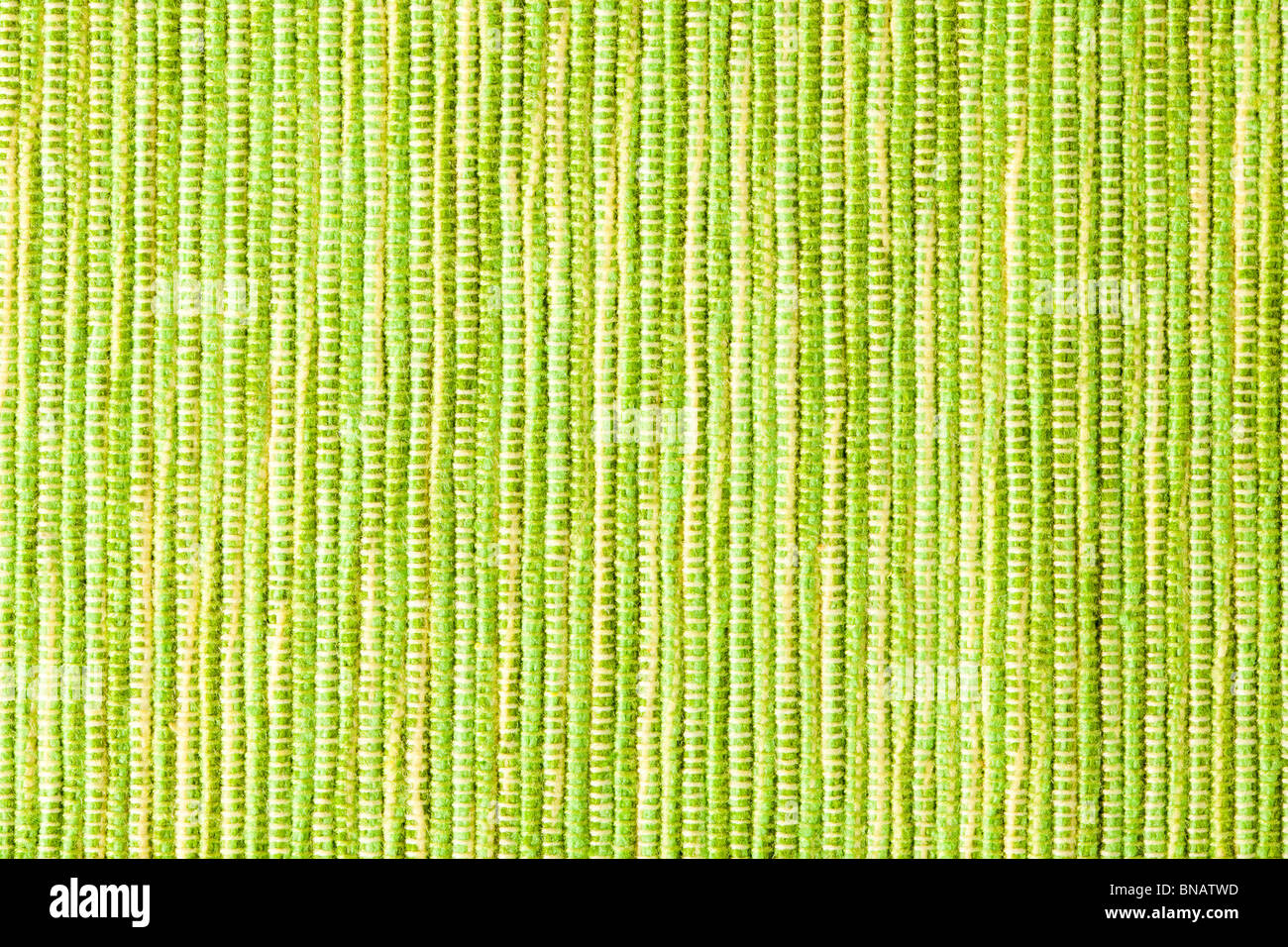 Textur des grünen Tischset Stockfoto