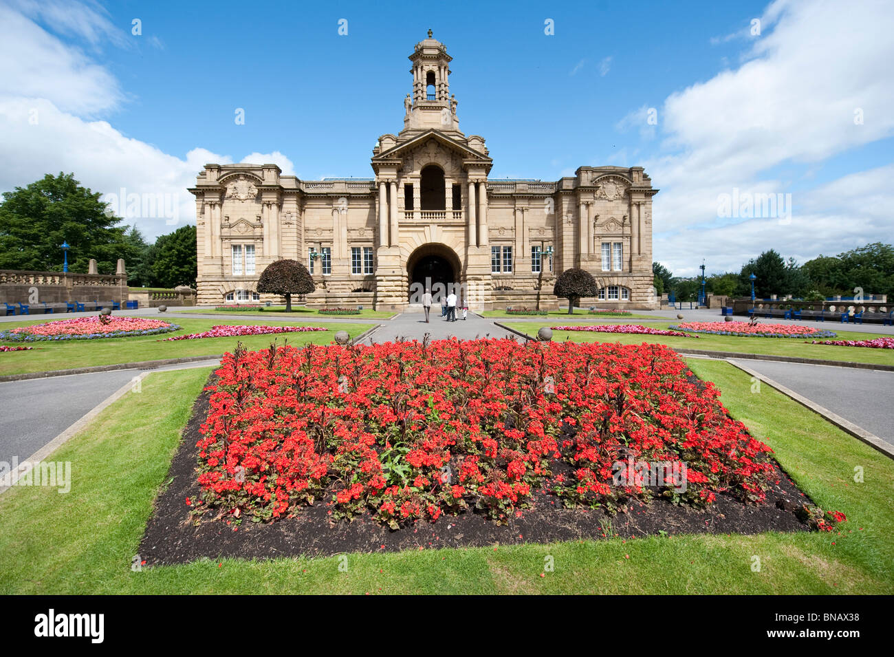 Cartwright Hall Lister Park, Bradford, West Yorkshire, Großbritannien Stockfoto