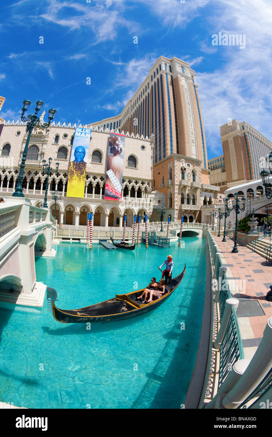 Das Venetian Hotel and Casino Stockfoto