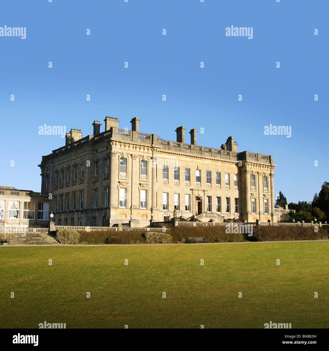 Heythrop Park Golf Course, Chipping Norton, Oxford. Südlich von der Haupthalle. Stockfoto