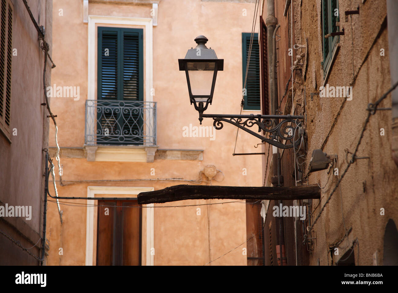 Altstadt, Alghero, Sardinien Stockfoto