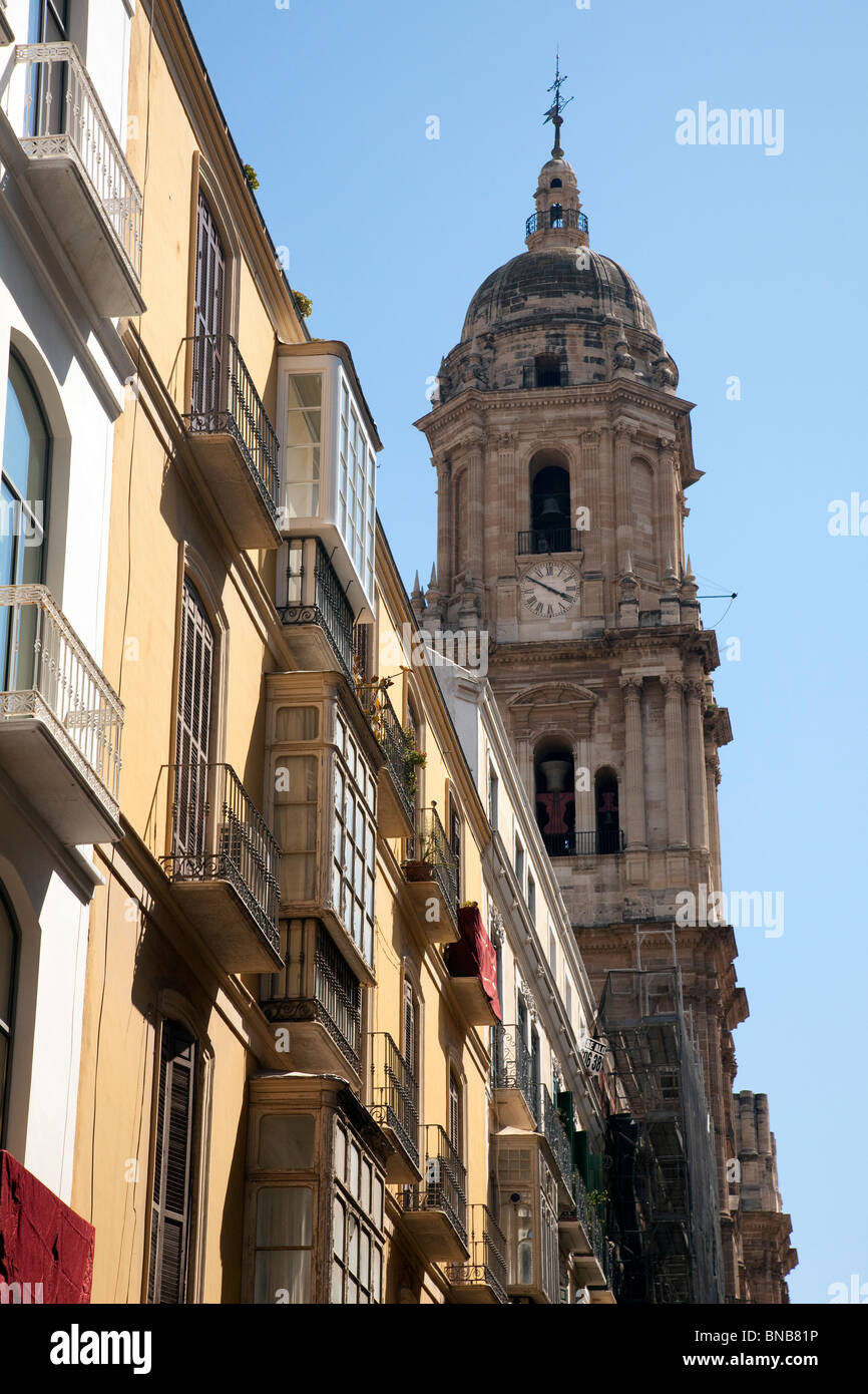 Die Kathedrale, Malaga, Andalusien Stockfoto