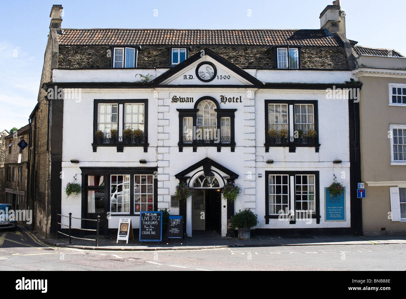 Old Swan Hotel in Bradford on Avon Wiltshire England UK EU Stockfoto