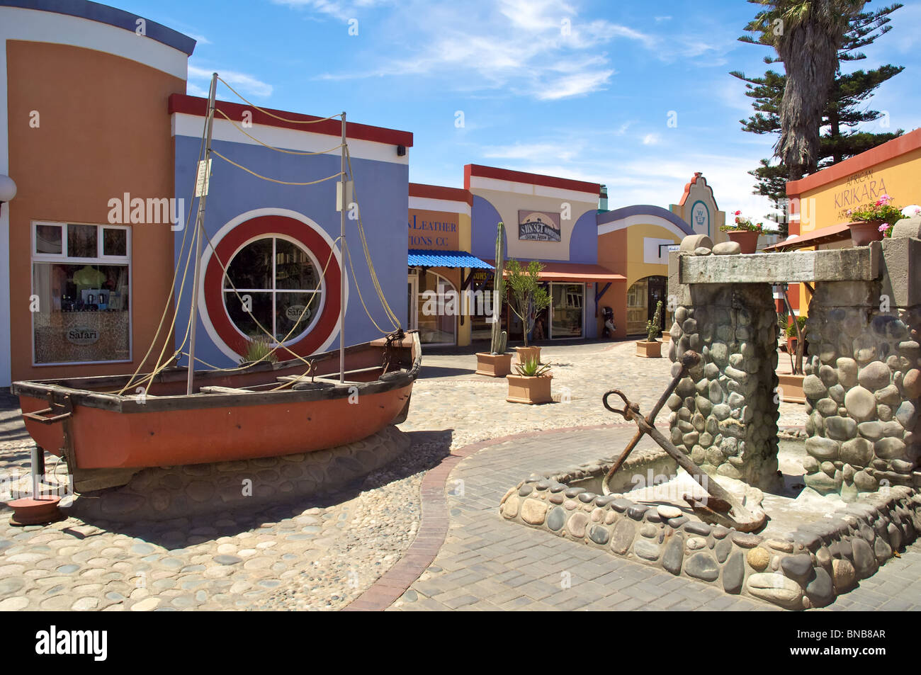 Swakopmund-Einkaufszentrum Stockfoto