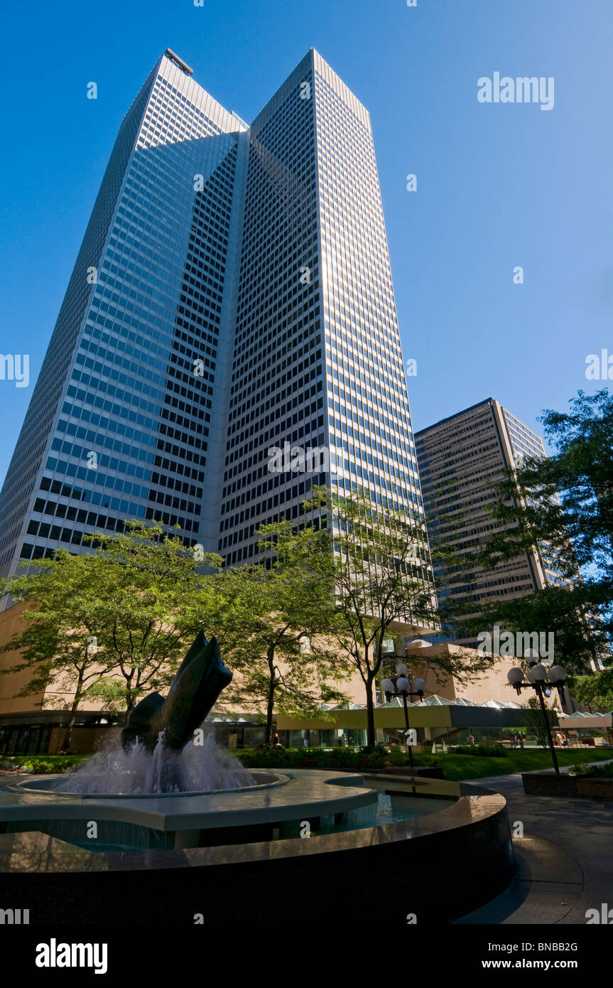 Place Ville Marie Downtown Montreal Kanada Stockfoto