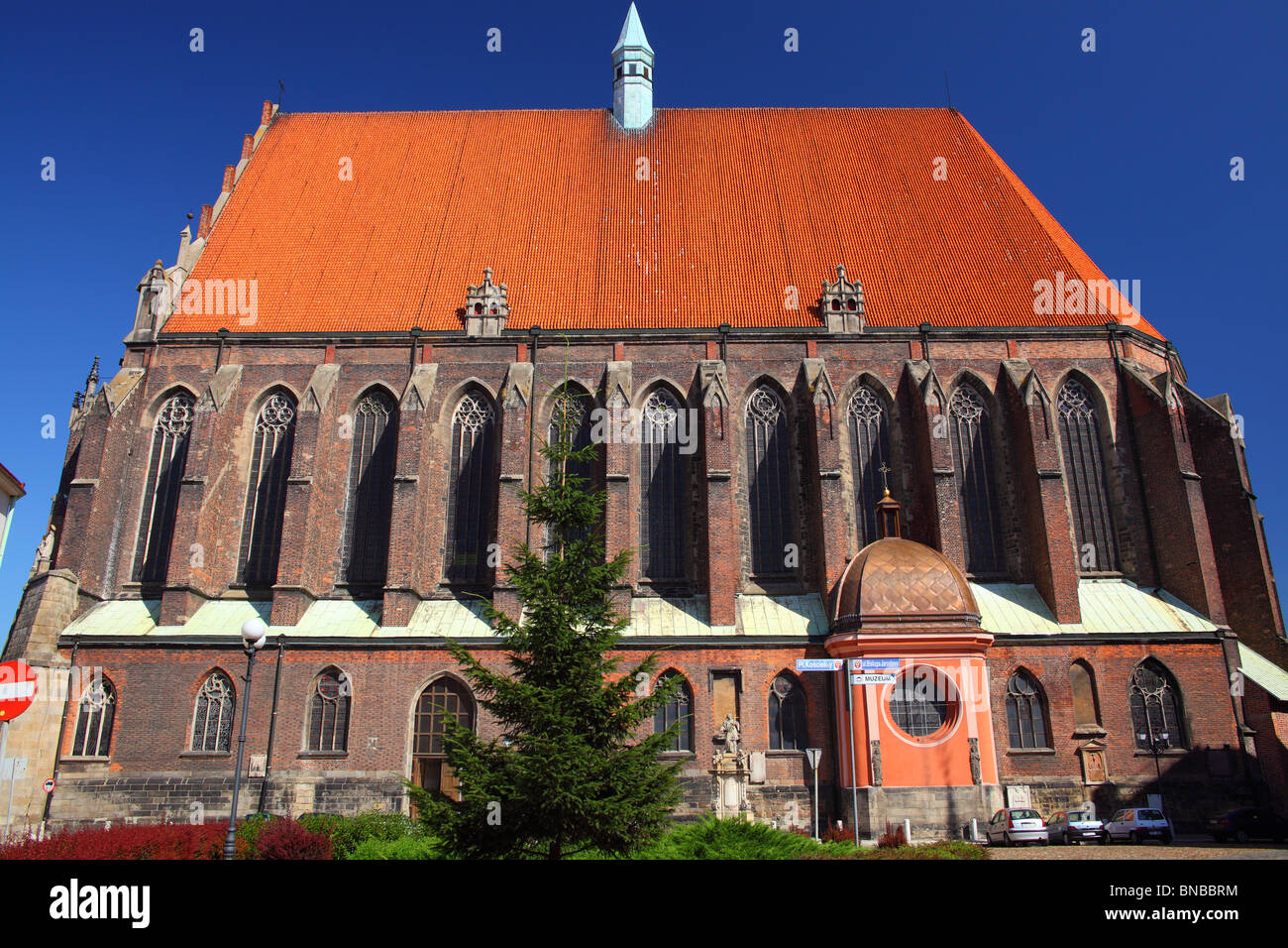 Nysa St. Jacob und Saint Agnes gotische Kirche niedriger Schlesien Polen Stockfoto