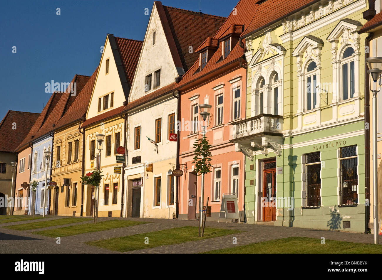 Radnicne namestie square bardejov slovakia Fotos und Bildmaterial in