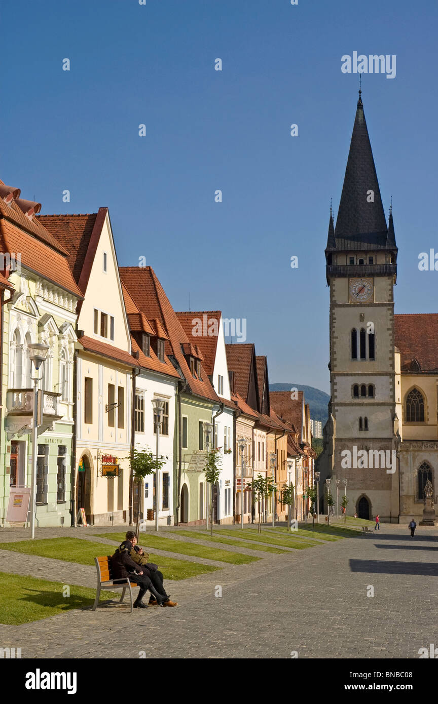 Radnicne namestie square bardejov slovakia Fotos und Bildmaterial in