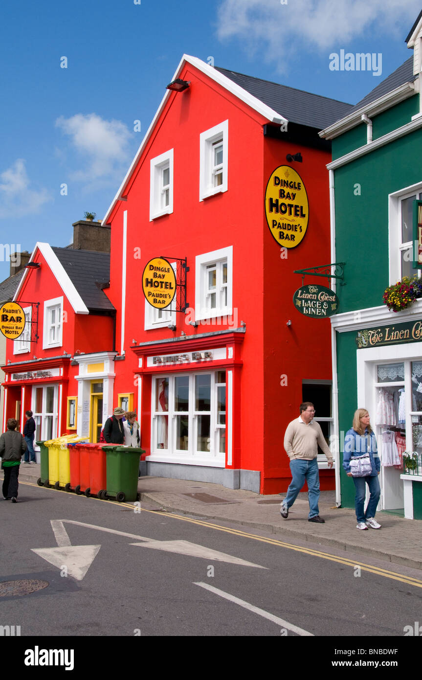 Dingle Stadt auf der Halbinsel Dingle, County Kerry, Irland Stockfoto
